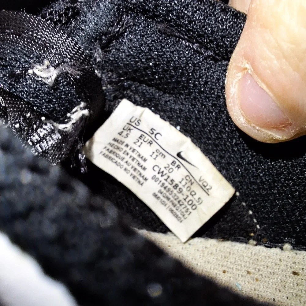 Nike Dunk Low Panda‎ TD Toddler 5c Black White Shoes CW1589-100 Kidcore Babycore